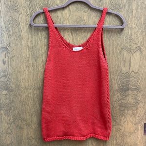 Lucky brand coral sweater tank